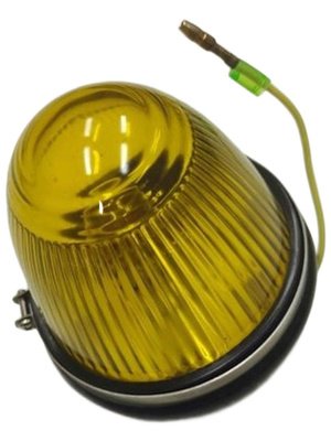 Габаритный огонь автопоезда, желтый, стекло