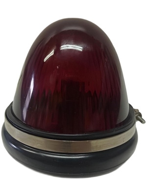 Габаритный огонь автопоезда, красный, стекло