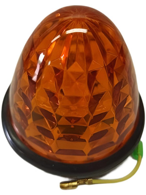 Габаритный огонь автопоезда, оранжевый, пластик LED 12V/24V