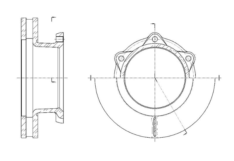 Тормозной диск, передний HINO 300 E3/4